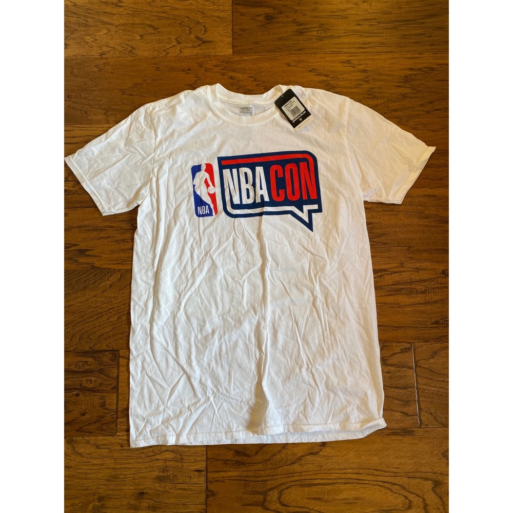 NBA Con Las Vegas Nevada Graphic T-Shirt White Mens Large‎ 01WHT3381 NWT
